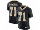 Mens Nike New Orleans Saints #71 Ryan Ramczyk Vapor Untouchable Limited Black Team Color NFL Jersey