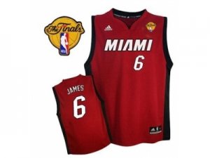 nba miami heat #6 james red[2013 finals]