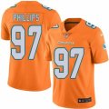 Nike Miami Dolphins #97 Jordan Phillips Orange Mens Stitched NFL Limited Rush Jersey
