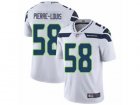 Mens Nike Seattle Seahawks #58 Kevin Pierre-Louis Vapor Untouchable Limited White NFL Jersey