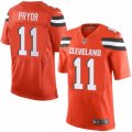 Mens Nike Cleveland Browns #11 Terrelle Pryor Limited Orange Alternate NFL Jersey