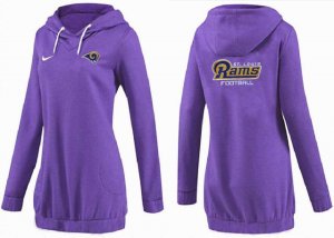 Women St. Louis Rams Logo Pullover Hoodie-003