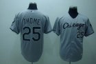 mlb chicago white sox #25 thome gray