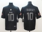 Nike Bears #10 Mitchell Trubisky Black Impact Rush Limited Jersey