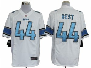 Nike NFL Detroit Lions #44 Jahvid Best White Jerseys(Limited)