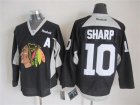 NHL Chicago Blackhawks #10 Patrick Sharp black jerseys