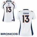 Women Nike Denver Broncos #13 Trevor Siemian Game White NFL Jersey