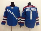 NHL Colorado Avalanche #1 varlamov Blue jerseys