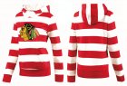 NHL Women Chicago Blackhawks Logo Pullover Hoodie 12