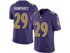 Mens Nike Baltimore Ravens #29 Marlon Humphrey Limited Purple Rush NFL Jersey