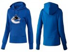 NHL Women Vancouver Canucks Logo Pullover Hoodie 11