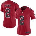 Women's Nike Atlanta Falcons #2 Matt Ryan Limited Red Rush NFL Jersey