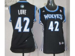 women nba jerseys minnesota timberwolves #42 love black