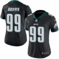 Women's Nike Philadelphia Eagles #99 Jerome Brown Limited Black Rush NFL Jersey