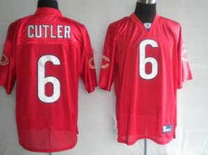 nfl chicago bears #6 cutler red