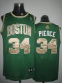 nba Boston Celtics #34 pierce green[gold number]