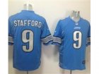 Nike nfl Detroit Lions #9 Matthew Stafford blue Game Jerseys