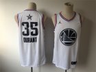 Warriors #35 Kevin Durant White 2019 NBA All-Star Game Jordan Brand Swingman Jersey