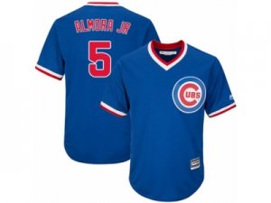 Youth Majestic Chicago Cubs #5 Albert Almora Jr Replica Royal Blue Cooperstown Cool Base MLB Jersey