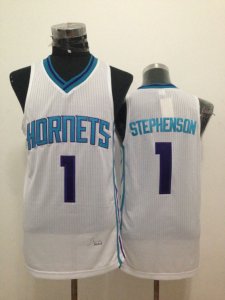 nba Charlotte Hornets #1 STEPHENSON white