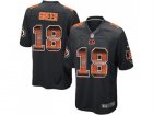 Nike Cincinnati Bengals #18 A.J. Green Black Team Color Mens Stitched NFL Limited Strobe Jersey