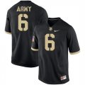 Army Black Knights 6 John Trainor Black College Football Jersey