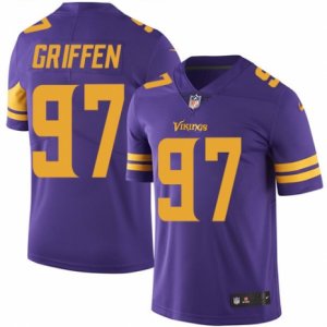 Youth Nike Minnesota Vikings #97 Everson Griffen Limited Purple Rush NFL Jersey