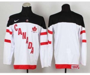 nhl jerseys team canada blank white[100 th]