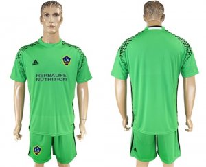 2017-18 Los Angeles Galaxy Green Goalkeeper Soccer Jersey