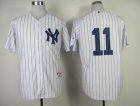 mlb jerseys new york yankees #11 white[2014 NEW]