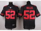 Nike San Francisco 49ers #52 Patrick Willis Black Alternate Men Stitched jerseys(Elite)