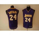 nba fans lakers #24 kobe swingman purple