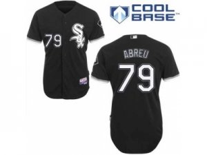 mlb jerseys chicago white sox #79 abreu black