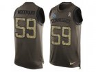 Nike Tennessee Titans #59 Wesley Woodyard Limited Green Salute to Service Tank Top NFL Jersey