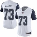 Women's Nike Dallas Cowboys #73 Larry Allen Limited White Rush NFL Jersey