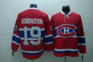 nhl montreal canadiens #19 robinson red