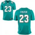 Mne Miami Dolphins #23 Adrian Foster Aqua Green Elite Jersey