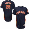 Men's Majestic Houston Astros #28 Colby Rasmus Navy Blue Flexbase Authentic Collection MLB Jersey