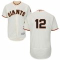 Mens Majestic San Francisco Giants #12 Joe Panik Cream Flexbase Authentic Collection MLB Jersey