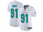 Women Nike Miami Dolphins #91 Cameron Wake Vapor Untouchable Limited White NFL Jersey