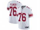 Mens Nike New York Giants #76 D.J. Fluker Vapor Untouchable Limited White NFL Jersey