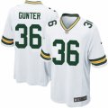Mens Nike Green Bay Packers #36 LaDarius Gunter Game White NFL Jersey