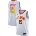 Hawks #15 Vince Carter association white jersey