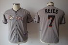 Youth mlb Florida Marlins #7 Reyes Grey