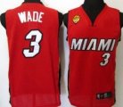 kids Miami Heats #3 Wade Swingman red[2011 Finals]