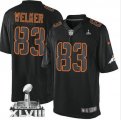 Nike Denver Broncos #83 Wes Welker Black Super Bowl XLVIII NFL Impact Limited Jersey