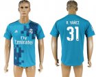 2017-18 Real Madrid 31 R.YANEZ Third Away Thailand Soccer Jersey