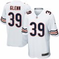 Mens Nike Chicago Bears #39 Jacoby Glenn Game White NFL Jersey