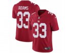 Mens Nike New York Giants #33 Andrew Adams Vapor Untouchable Limited Red Alternate NFL Jersey