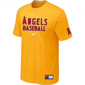 Los Angeles of Anaheim Yellow Nike Short Sleeve Practice T-Shirt